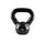 HMS KNV kettlebell do ćwiczeń hantla treningowa pokryta winylem czarny, Waga: 4 kg